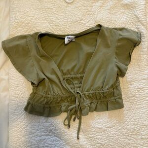 Princess Polly Olive Green Short Sleeve Tee